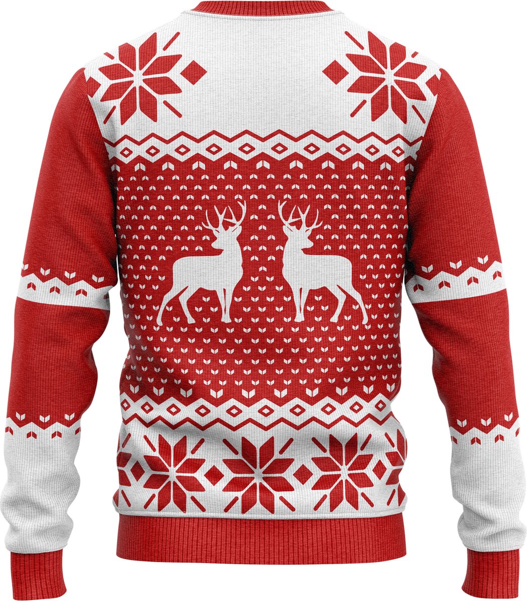 JAP Jongens Kersttrui - Classic one - Rood