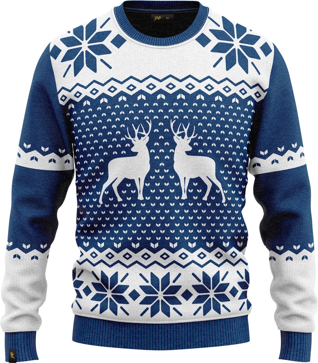 JAP Mädchen Weihnachtspullover - Classic one - Blau