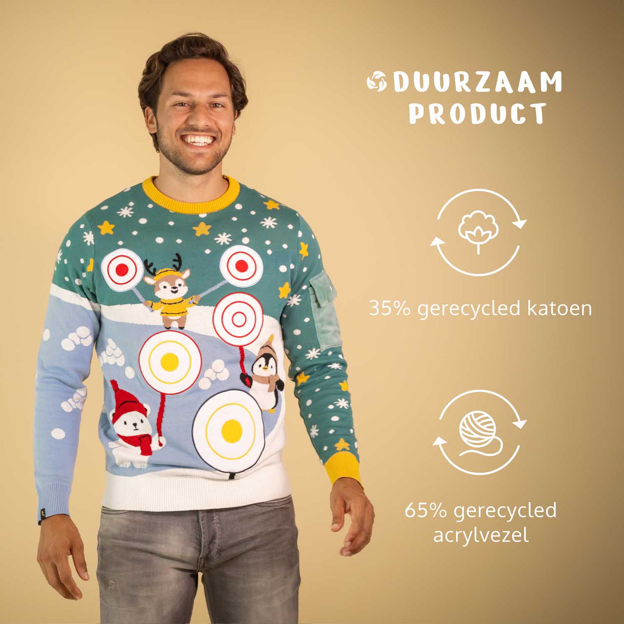 JAP Interaktiver Weihnachtspullover - Ball werfen