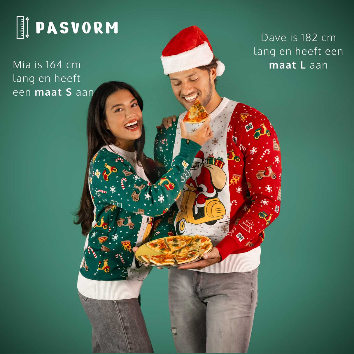 JAP Around the World Weihnachtspullover - Italien