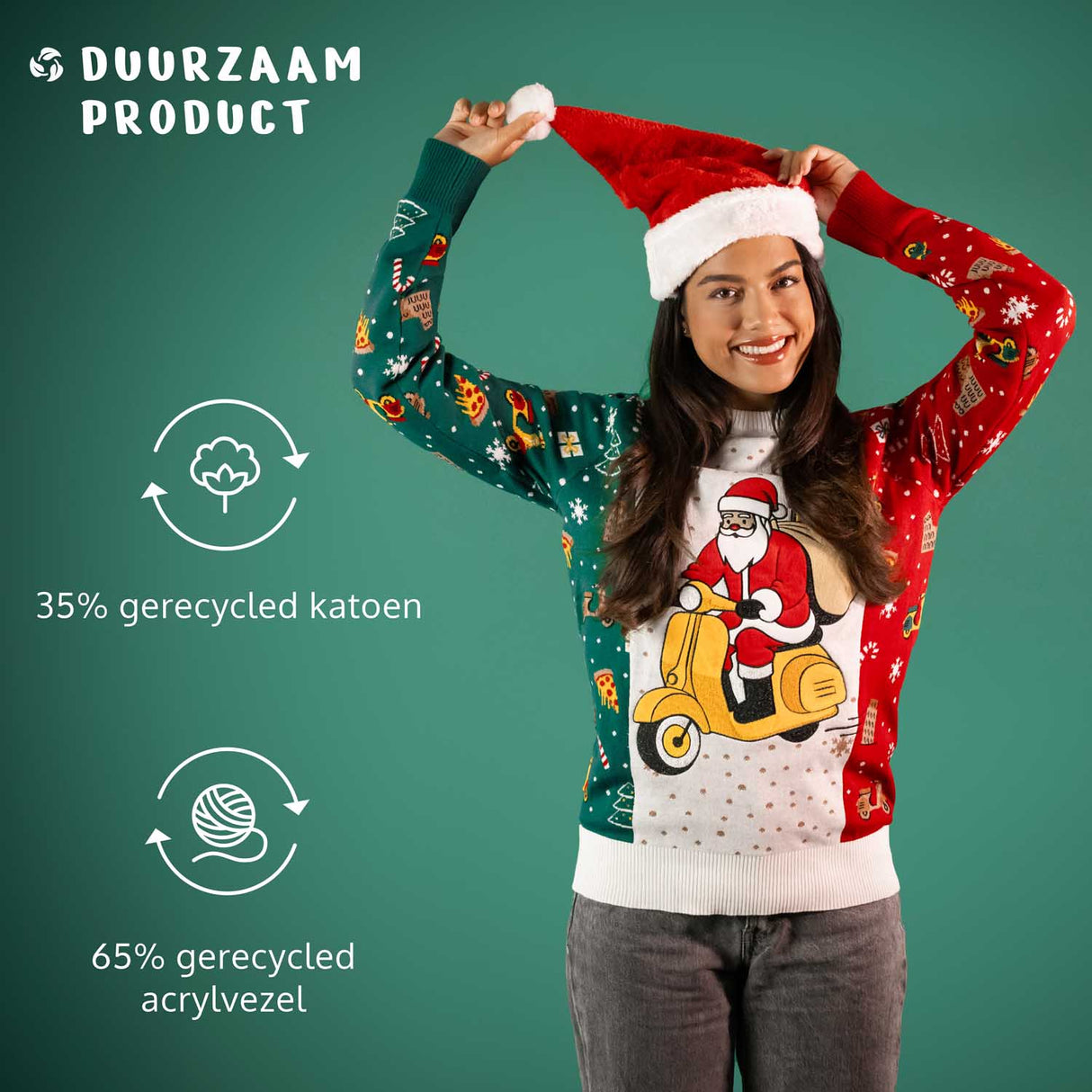 JAP Around the World Weihnachtspullover - Italien