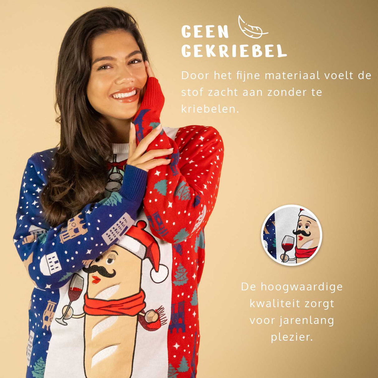 JAP Around the World Weihnachtspullover - Frankreich