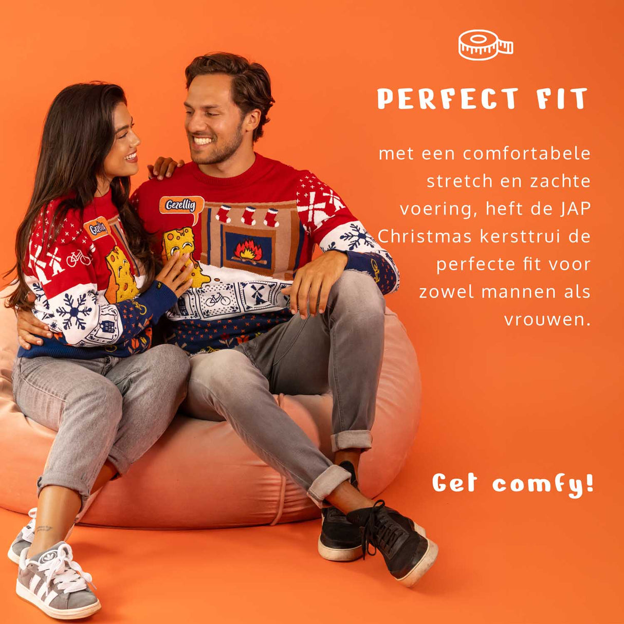 JAP Around the World Weihnachtspullover - Niederlande