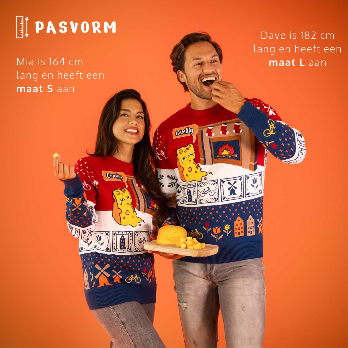 JAP Around the World Weihnachtspullover - Niederlande