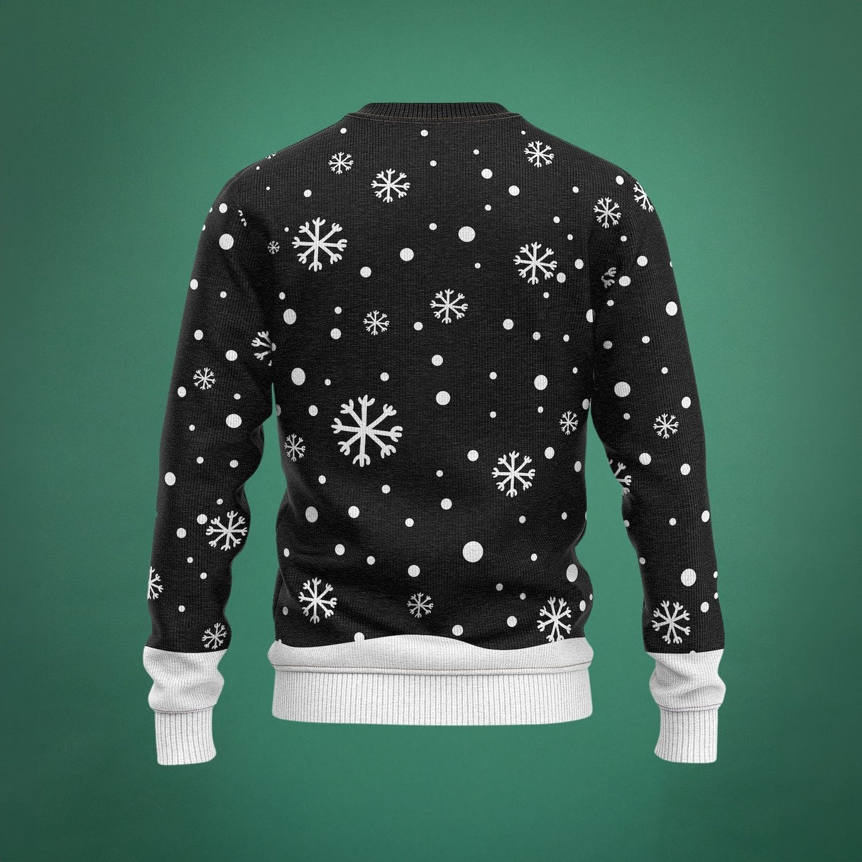 JAP Weihnachtspullover - Rudolf das Rentier - Schwarz