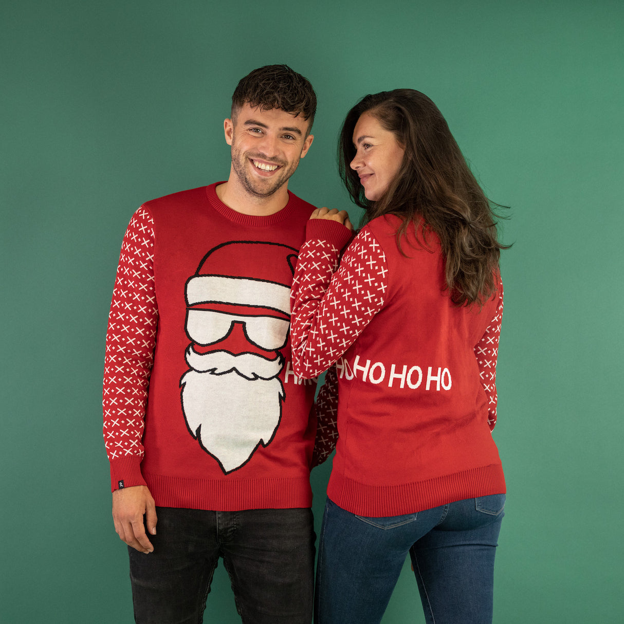 JAP Weihnachtspullover - Santa ho ho ho