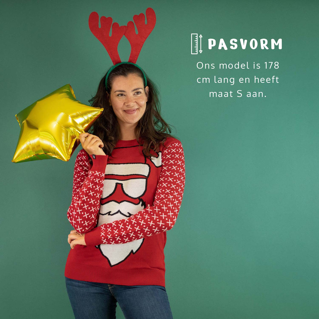 JAP Weihnachtspullover - Santa ho ho ho