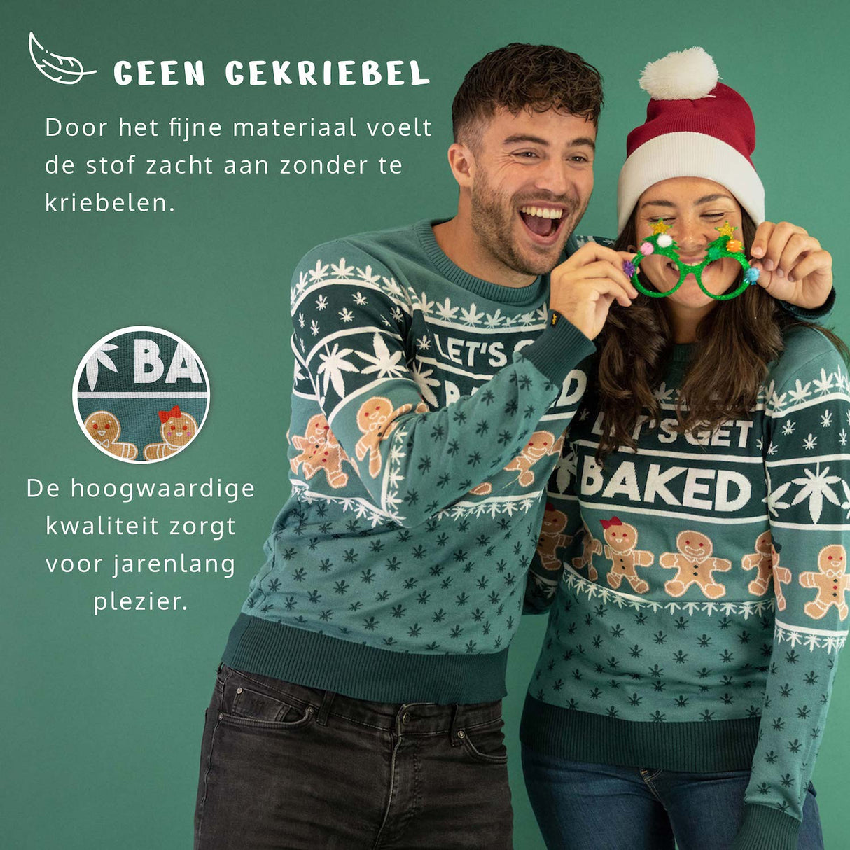 JAP Ugly Christmas Sweater - Lass uns backen