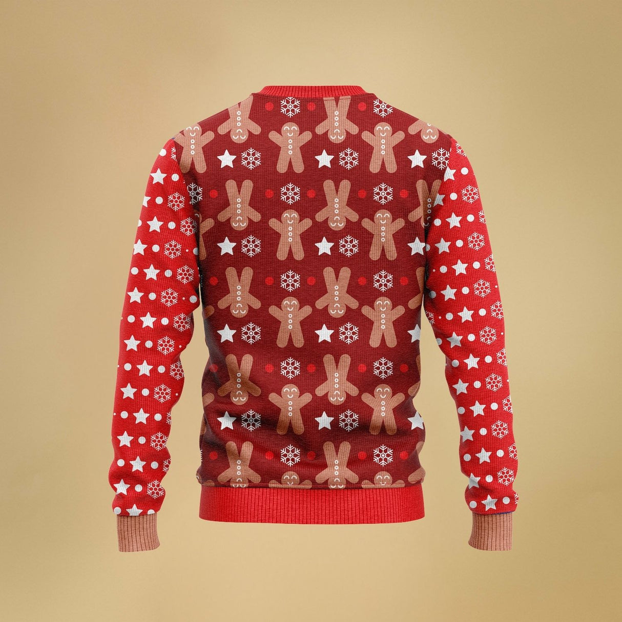 JAP Weihnachtspullover - Gingerbread - Bordeaux Rot