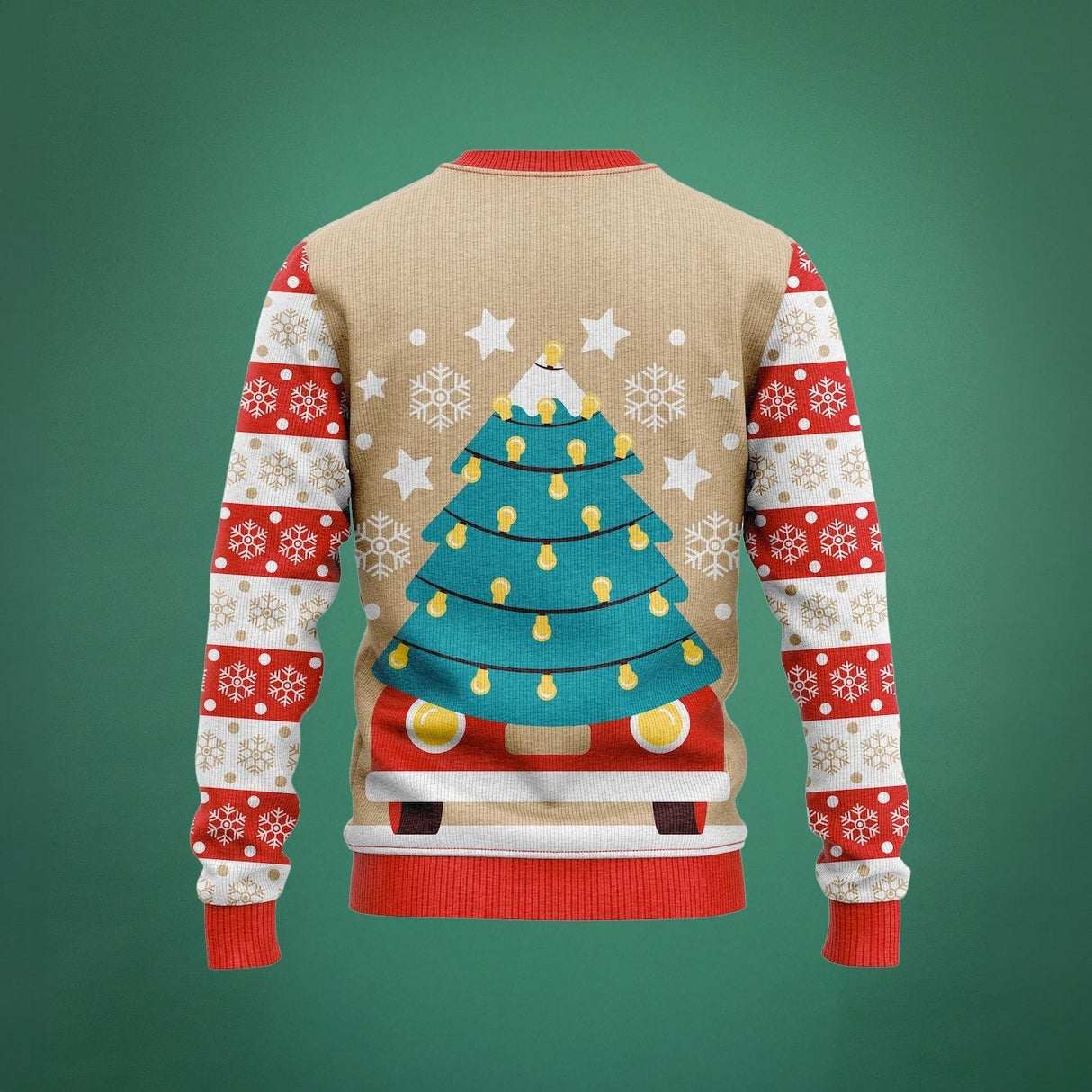 JAP Weihnachtspullover - Driving home for Christmas - Rosa