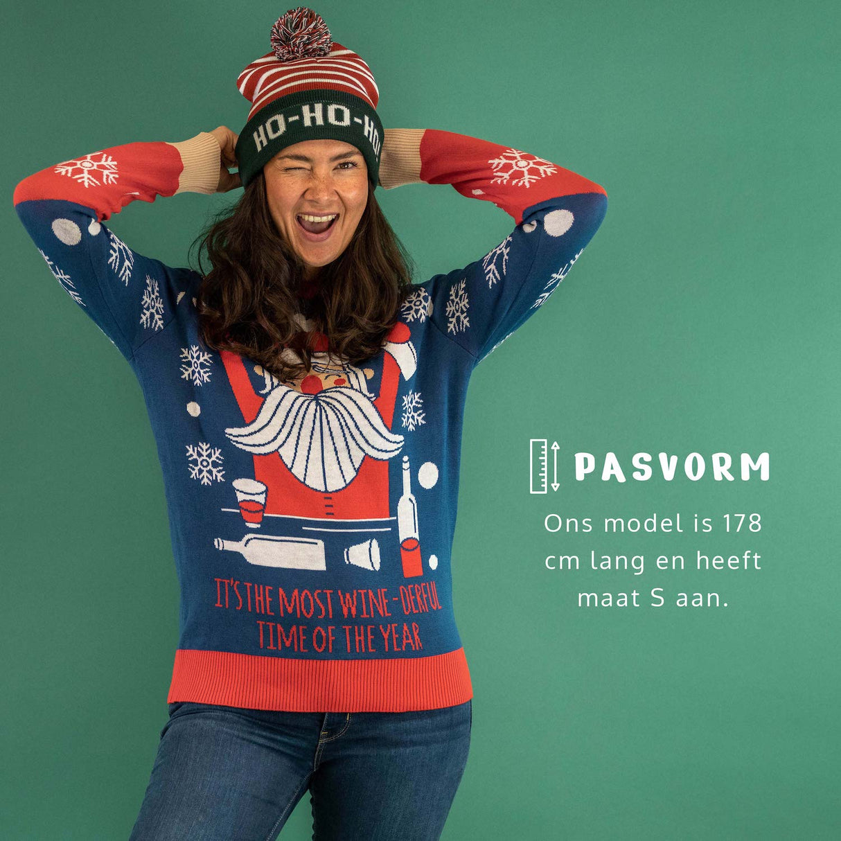 JAP Ugly Christmas Sweater - Wine-derfull