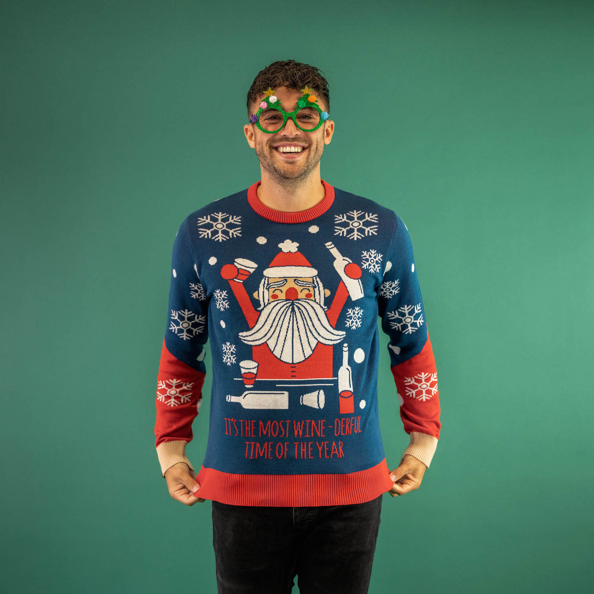 JAP Ugly Christmas Sweater - Wine-derfull
