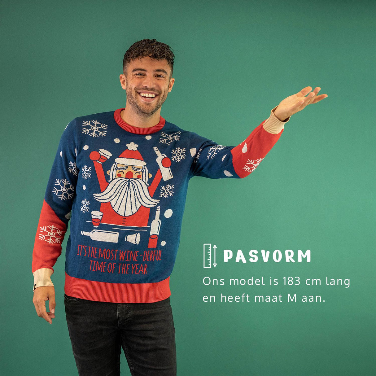 JAP Ugly Christmas Sweater - Wine-derfull