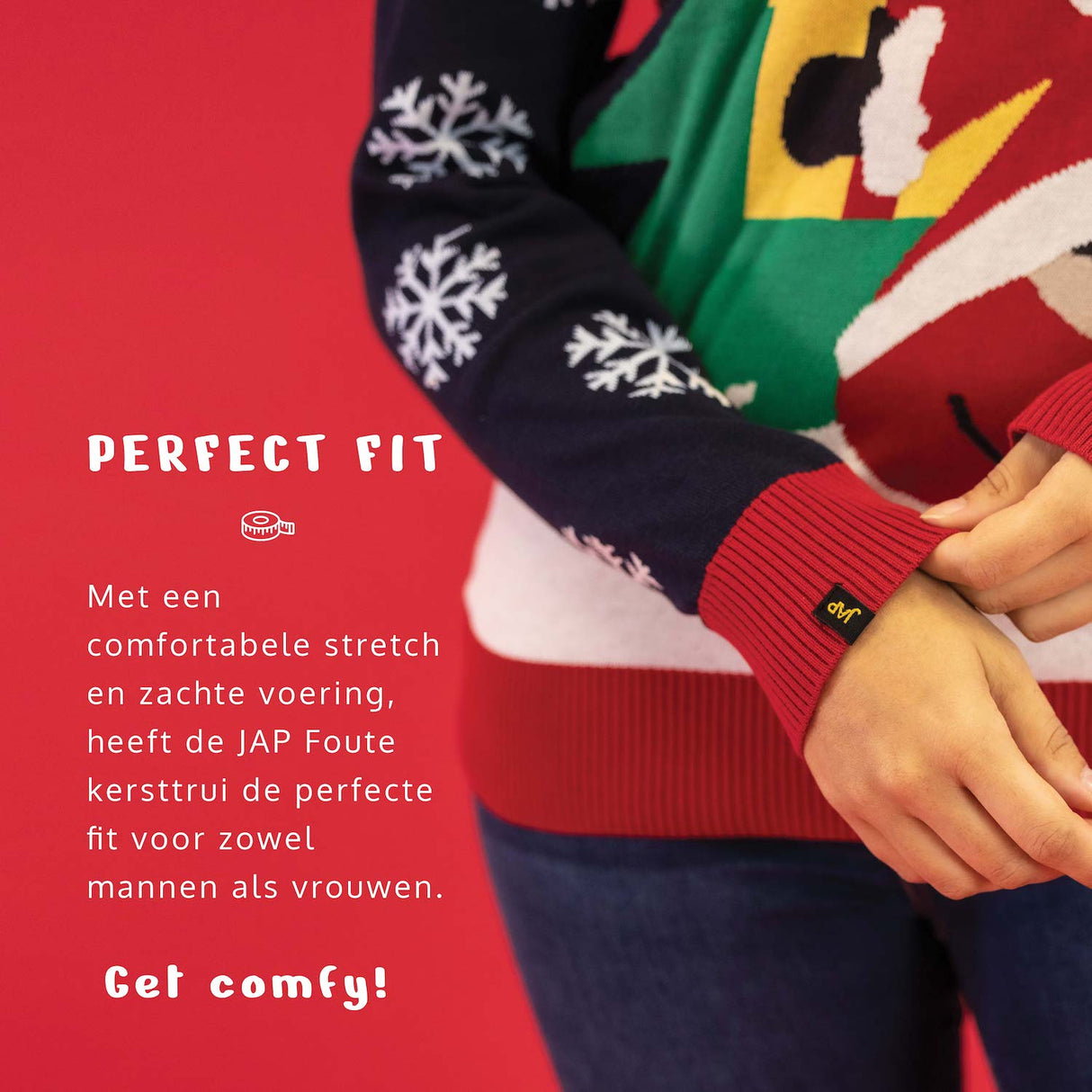 JAP Ugly Christmas Sweater - Santastring