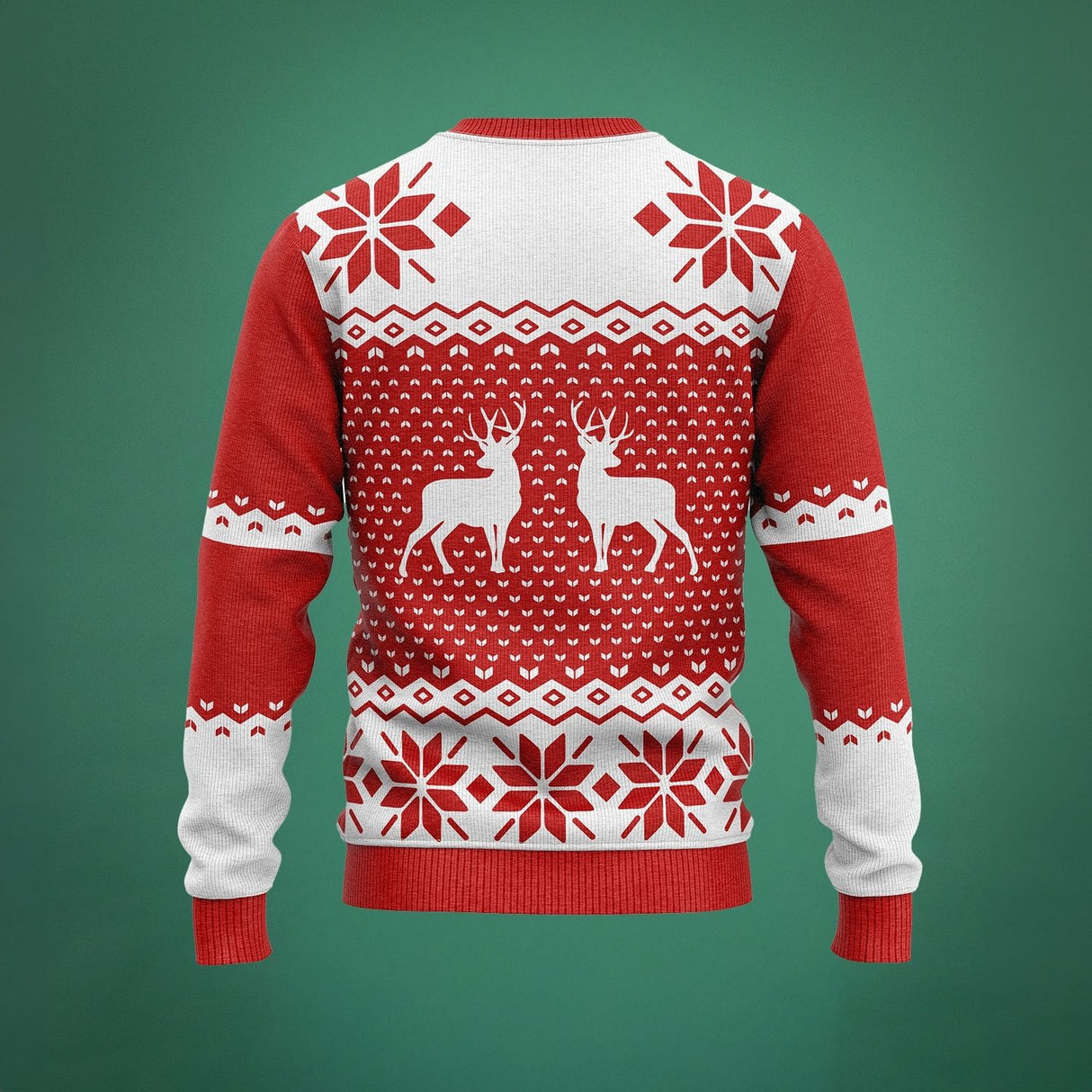 JAP Weihnachtspullover - Klassisches Modell - Rot