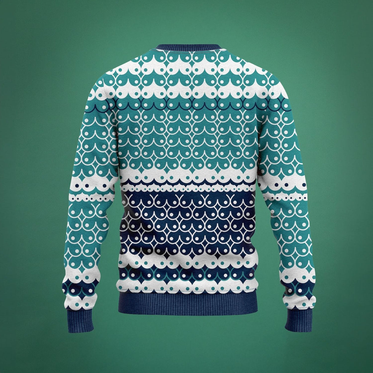 JAP Ugly Christmas Sweater - LeTITSnow - Grün