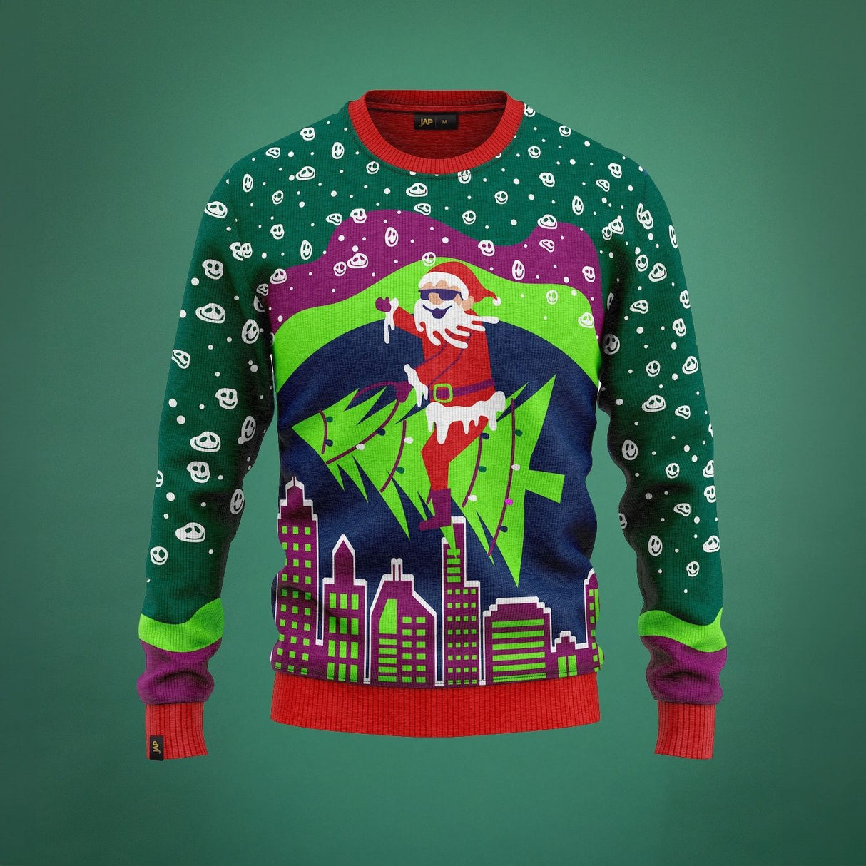 JAP Ugly Christmas Sweater - Tripping into Christmas