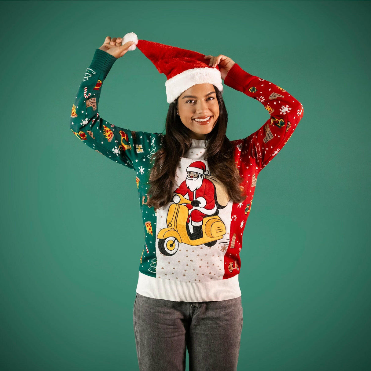 JAP Around the World Weihnachtspullover - Italien