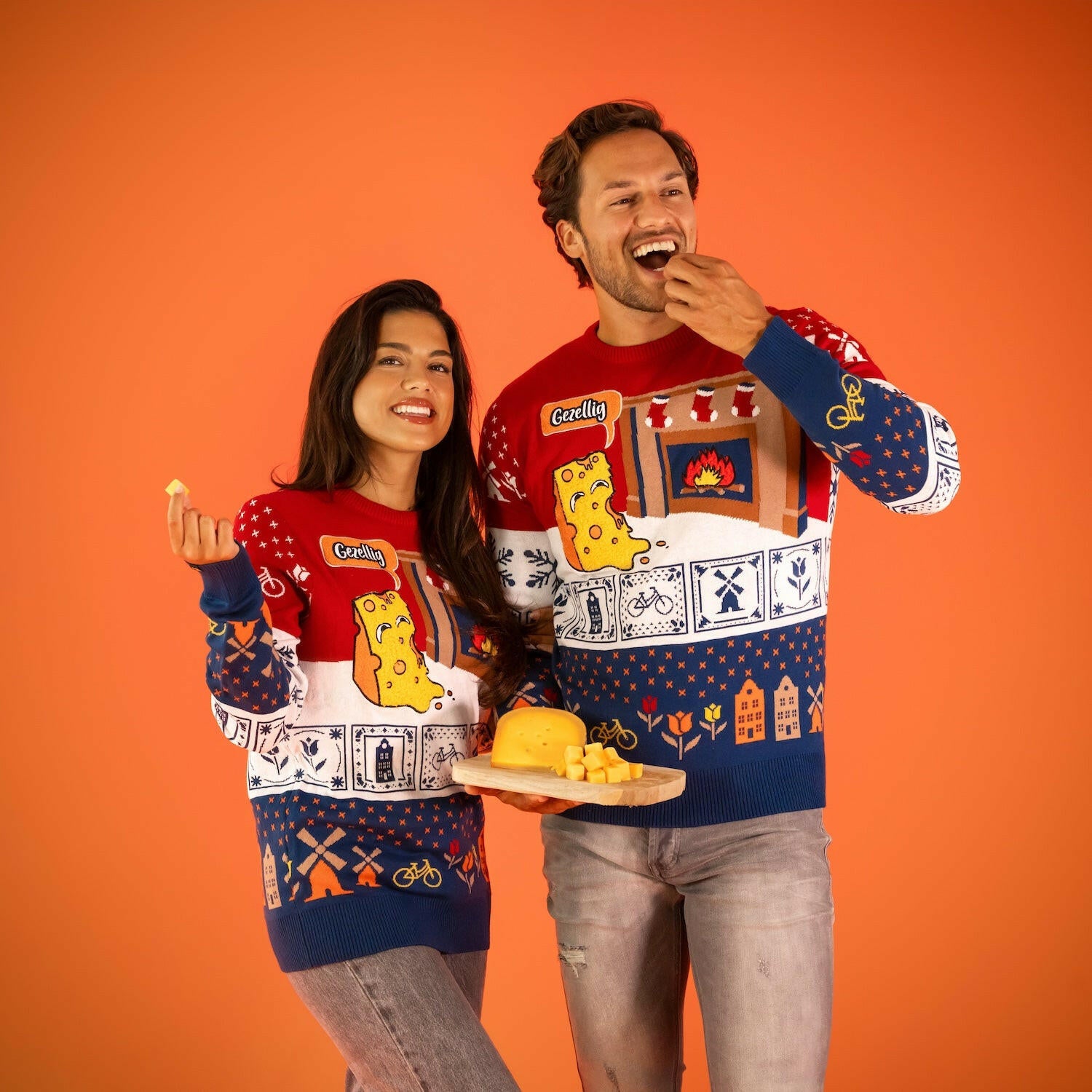 JAP Around the World Kersttrui - Nederland