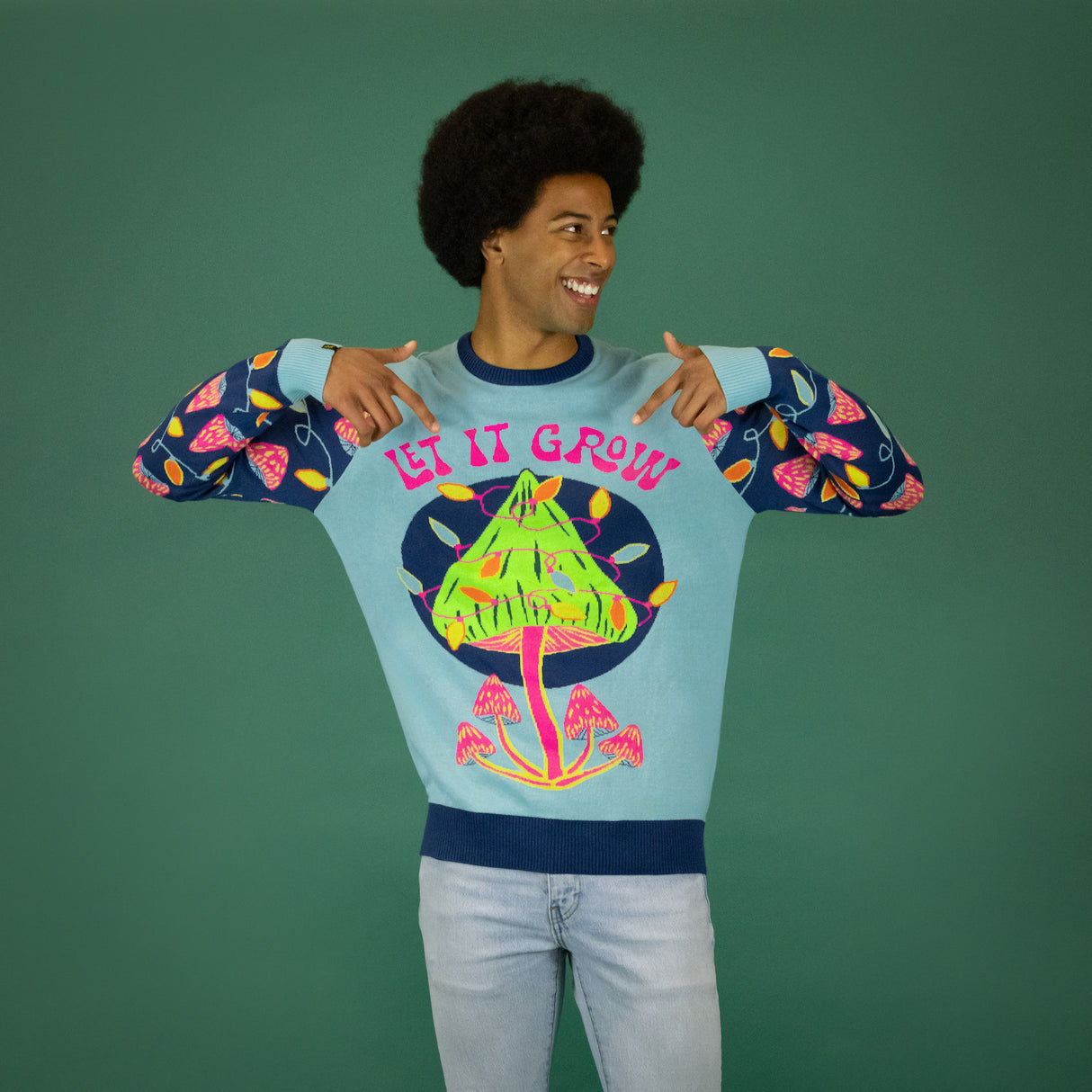 JAP Falscher Weihnachtspullover - Lass es wachsen