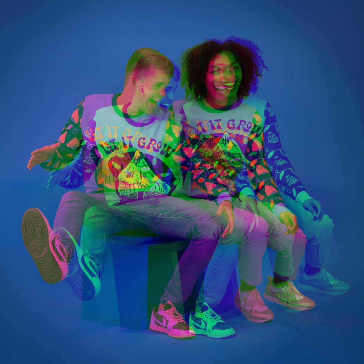 JAP Falscher Weihnachtspullover - Lass es wachsen