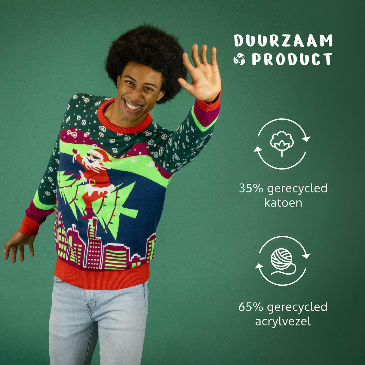 JAP Ugly Christmas Sweater - Tripping into Christmas