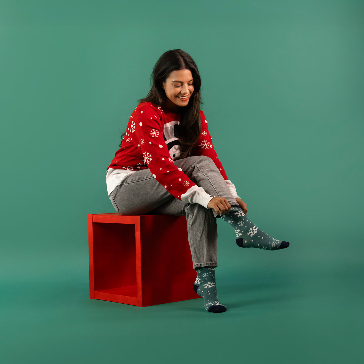 JAP - 3 Paar Kerstsokken met Cadeauverpakking