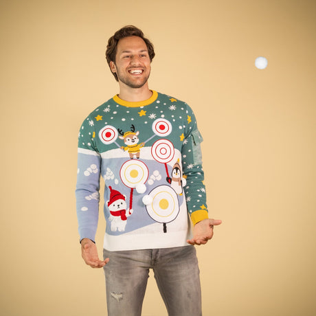 Inter­actieve kersttruien heren