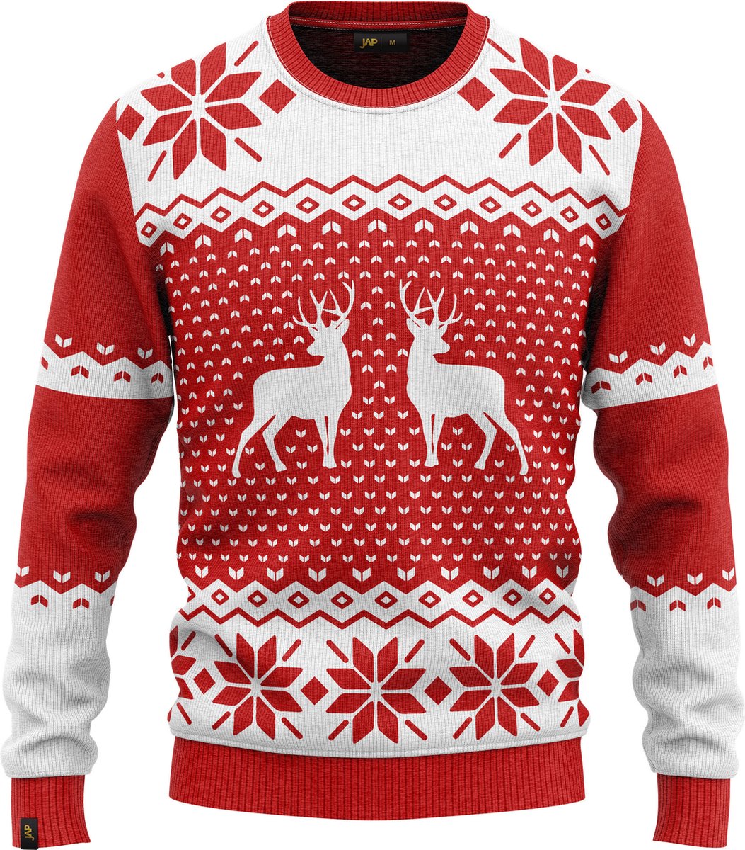 JAP Meisjes Kersttrui - Classic one - Rood