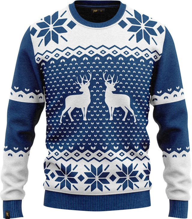 JAP Jongens Kersttrui - Classic one - Blauw