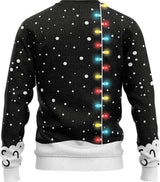 JAP Meisjes Kersttrui met lichtjes - Holly Jolly