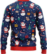 JAP Meisjes Kersttrui - Christmas tale - Donker Blauw