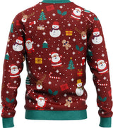 JAP Jongens Kersttrui - Christmas tale - Bordeaux Rood