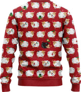 JAP Meisjes Kersttrui - 't Zwarte schaap (Princess Diana) - Rood