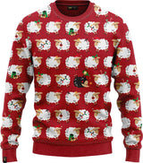 JAP Meisjes Kersttrui - 't Zwarte schaap (Princess Diana) - Rood