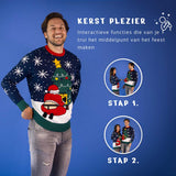 JAP Interactieve Kersttrui - Santastring