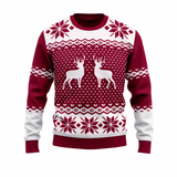 JAP Pull de Noël - Classic one - Bordeaux