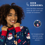 JAP Kersttrui - Christmas tale - Donker Blauw