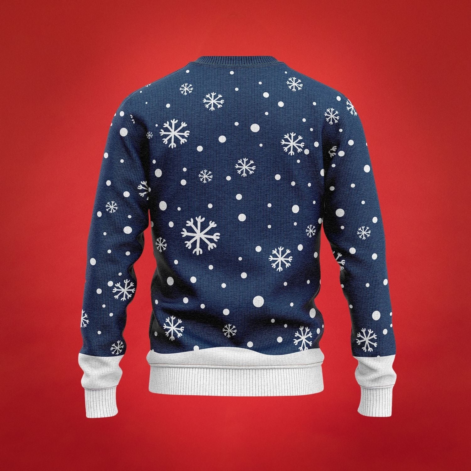 JAP Kersttrui - Rudolf het Rendier - Donker Blauw