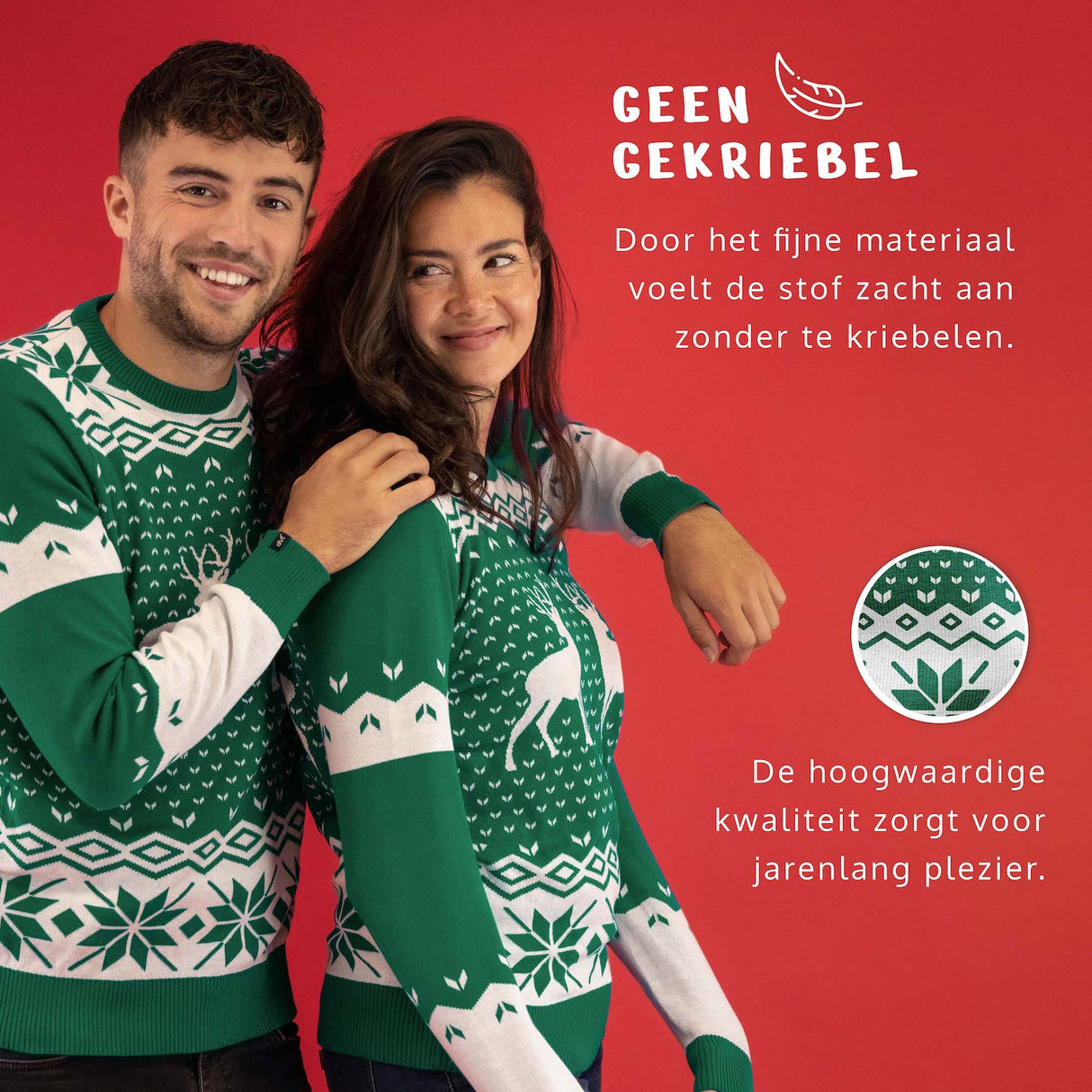 JAP Kersttrui - Classic one - Groen