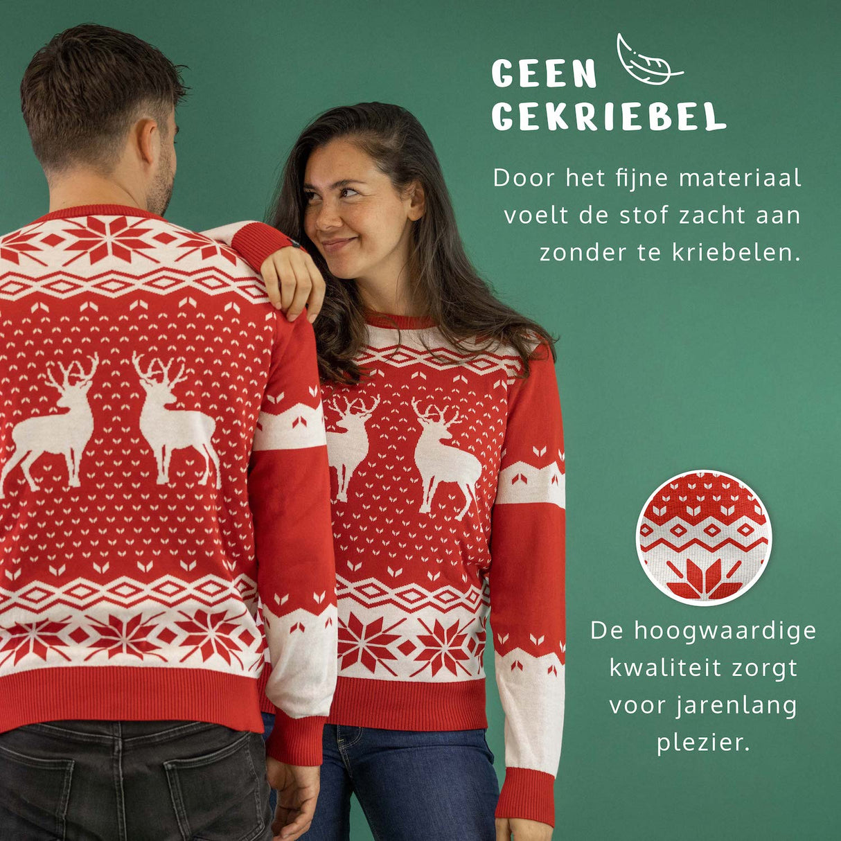 JAP Kersttrui - Classic one - Rood